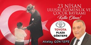 Atalay Göktepe, 23 Nisan kutlama ilanı
