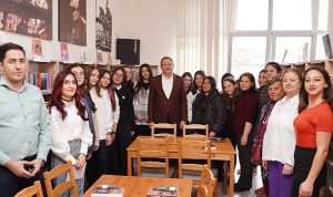 Başkan Mesut Ergin Kütüphane Haftası’nı Öğrencilerle Kutladı