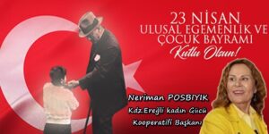 Neriman Posbıyık, 23 Nisan kutlama ilanı
