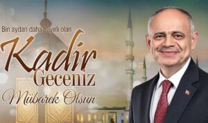 Yahyalı Belediye Lideri Esat Öztürk, bugün idrak edilecek olan Kadir Gecesi vesilesiyle kutlama iletisi yayımladı