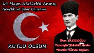İlhan Yazıcıoğlu 19 Mayıs kutlama ilanı