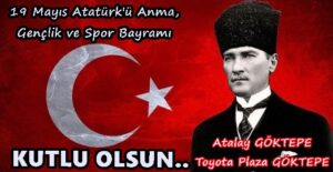 Atalay Göktepe 19 Mayıs kutlama ilanı
