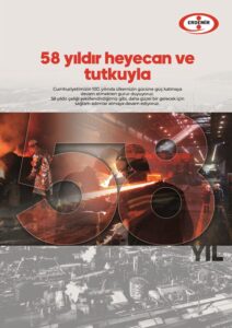 Erdemir İşletme Yıldönümü İlanı