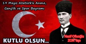 Nazif Ofluoğlu 19 Mayıs kutlama ilanı