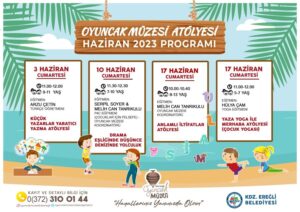 OYUNCAK MÜZESİ HAZİRAN AYI ATÖLYE PROGRAMI AÇIKLANDI