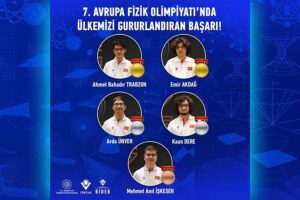 Avrupa Fizik Olimpiyatı’ndan 5 Madalyayla Döndüler