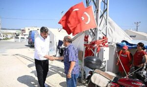 Başkan Kocaman bayramda Hatay’da