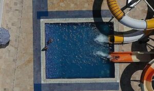 Çift kaydıraklı Aquapark hizmete girdi