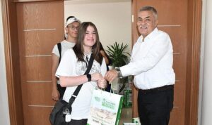 Alman öğrenciler “Kardeş Kent” projesi kapsamında Torbalı’da