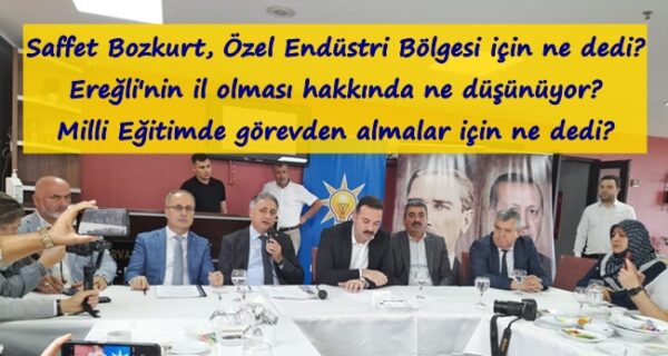 Basın toplantısından izlenimler..