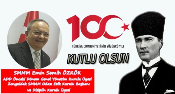 Emin Semih Özkök 29 Ekim Cumhuriyet Bayramı ilanı