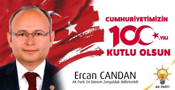Prof.Dr.Ercan Candan 29 Ekim Cumhuriyet Bayramı ilanı