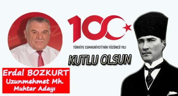 Erdal Bozkurt 29 Ekim Cumhuriyet Bayramı ilanı