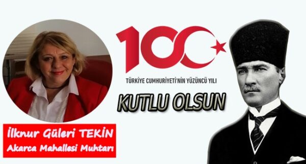 İlknur Güleri Tekin 29 Ekim Cumhuriyet Bayramı ilanı