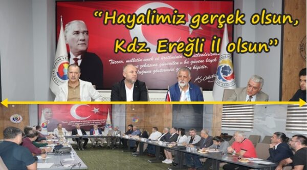 “Kdz. Ereğli il olsun” platformu kurulacak