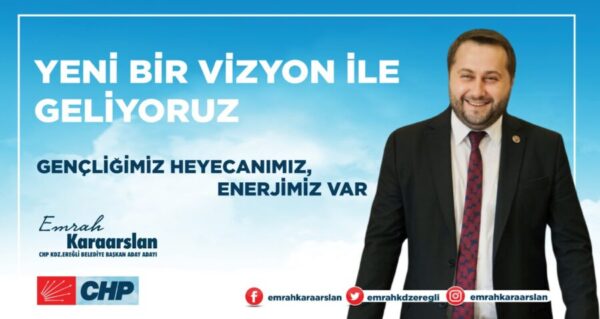 Emrah Karaarslan, CHP Belediye Başkan Aday Adayı