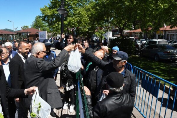 350 BİN ATA TOHUMU FİDESİ, KDZ. EREĞLİ HALKIYLA BULUŞTU