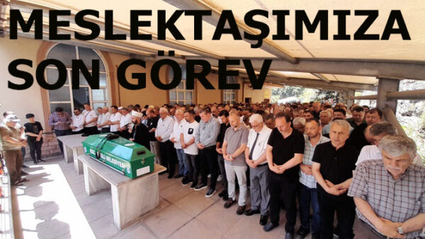 Gazeteci Mehmet Öztürk’e son görev..