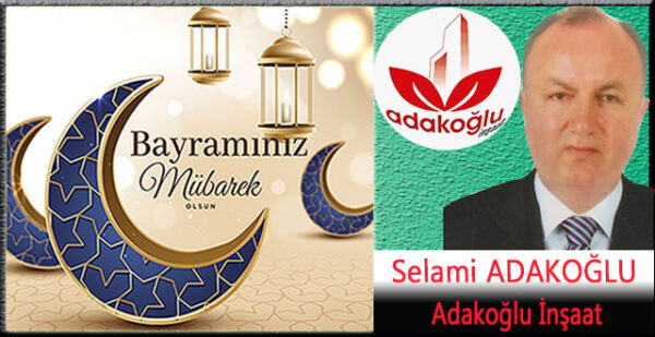 Selami Adakoğlu, Kurban Bayramı kutlama ilanı