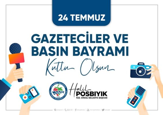 Başkan Posbıyık, ’24 Temmuz Gazeteciler ve Basın Bayramı’ kutlama ilanı