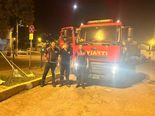 KDZ. EREĞLİ BELEDİYESİ’NDEN İTFAİYE DESTEĞİ