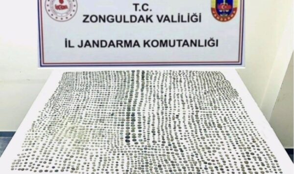 Kdz.Ereğli’de 3024 adet Bizans ve Roma sikkesi ele geçirildi