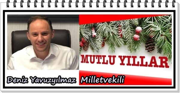 Deniz Yavuzyılmaz, yeni yıl kutlama ilanı