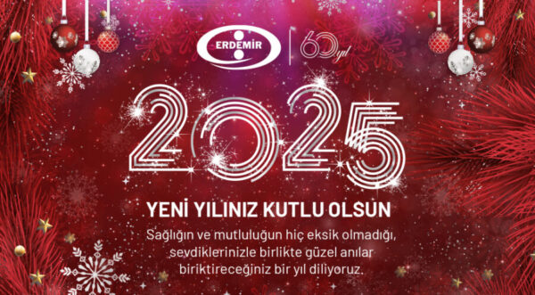 Erdemir, yeni yıl kutlama ilanı