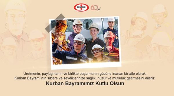 Erdemir, Kurban Bayramı kutlama ilanı