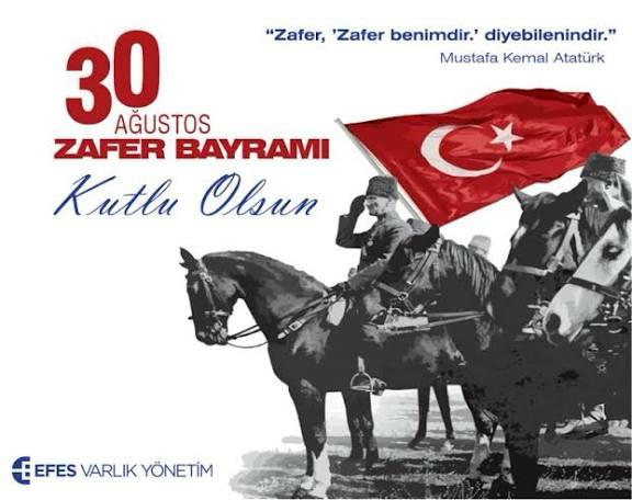 Başkan Posbıyık 30 Ağustos Zafer Bayramı kutlama ilanı