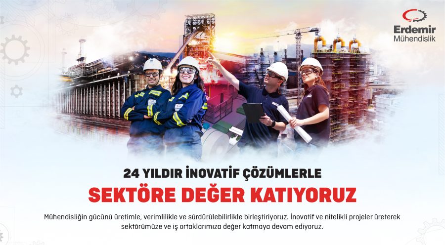 Erdemir Mühendislik 24. Yıl ilanı