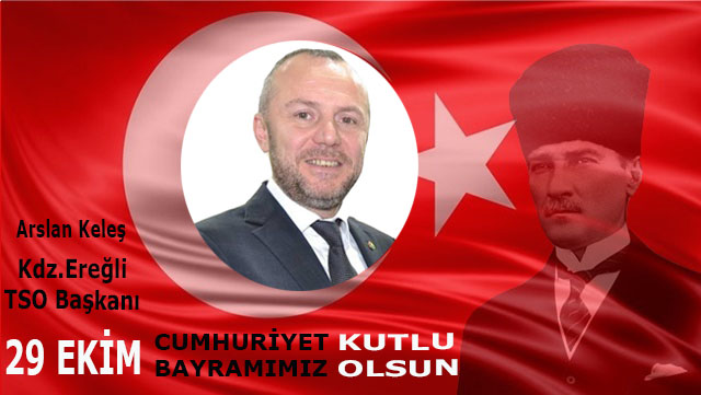 Arslan Keleş, 29 Ekim Cumhuriyet Bayramı kutlama ilanı