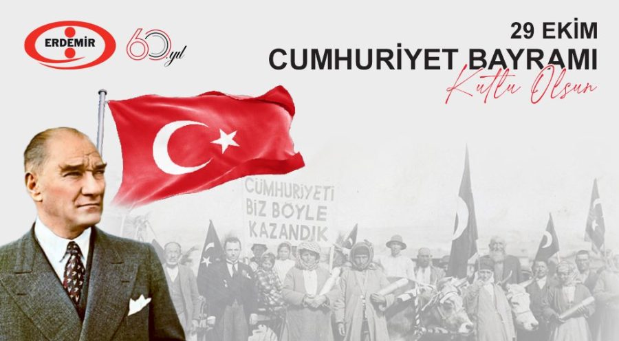 Erdemir, 29 Ekim Cumhuriyet Bayramı kutlama ilanı