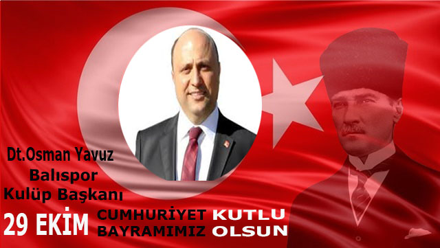 Osman Yavuz, 29 Ekim Cumhuriyet Bayramı kutlama ilanı