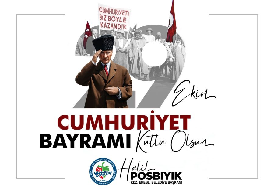 Başkan Posbıyık, 29 Ekim Cumhuriyet Bayramı kutlama ilanı