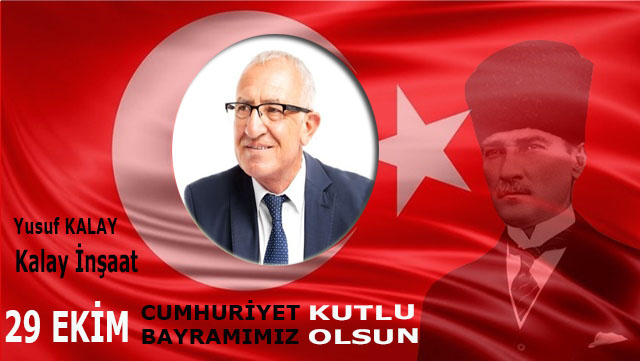 Yusuf Kalay, 29 Ekim Cumhuriyet Bayramı kutlama ilanı