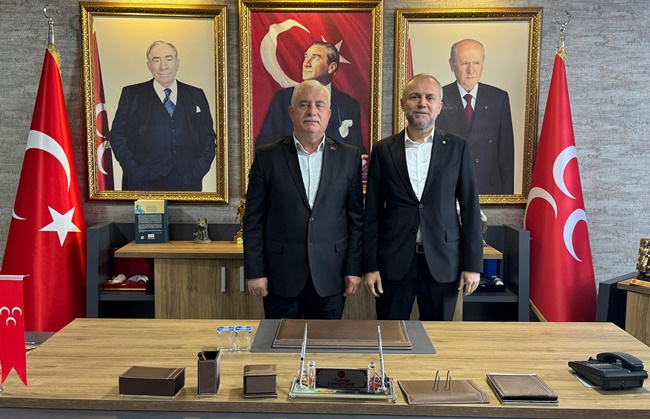 Kdz. Ereğli TSO, MHP İlçe Başkanlığını ziyaret etti