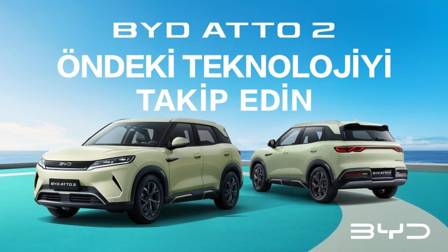BYD ATTO 2 ile öndeki teknolojiyi takip edin