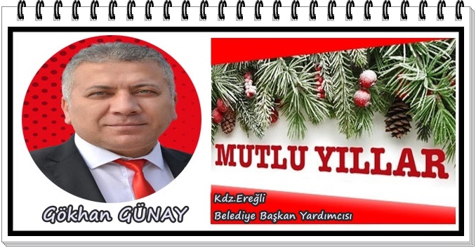 Gökhan Günay, yeni yıl kutlama ilanı