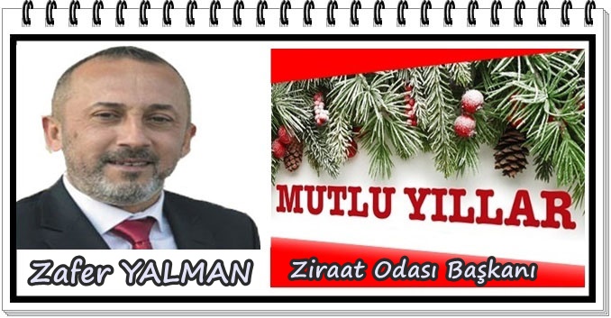 Zafer Yalman, yeni yıl kutlama ilanı