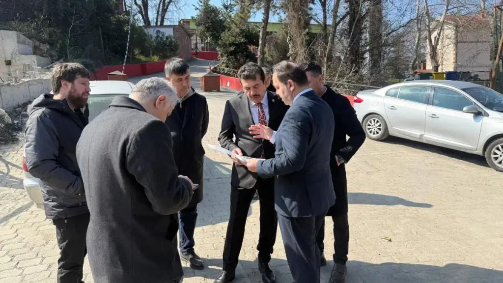 Yayla ortaokulu inşaatı yüzde 50 seviyesine ulaştı