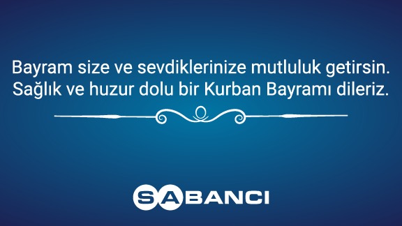Sabancı Holding Kurban Bayramı kutlama ilanı