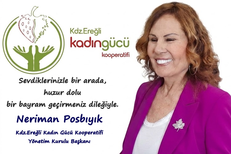 Neriman Posbıyık, Kurban Bayramı kutlama ilanı
