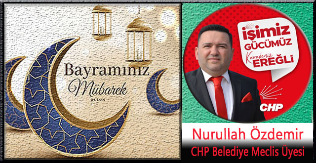 Nurullah Özdemir, Kurban Bayramı kutlama ilanı