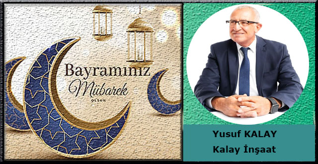 Yusuf Kalay, Kurban Bayramı kutlama ilanı