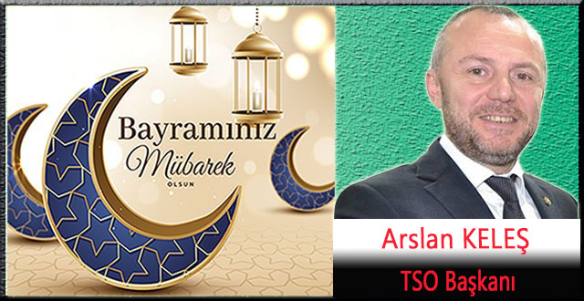 Arslan Keleş, Kurban Bayramı kutlama ilanı