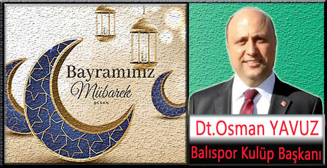 Osman Yavuz, Kurban Bayramı kutlama ilanı