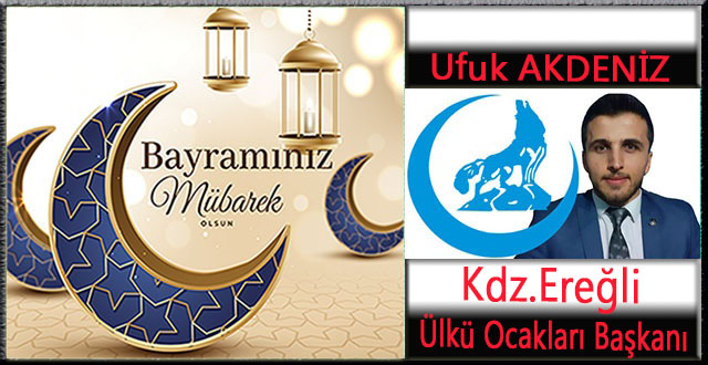 Ufuk Akdeniz, Kurban Bayramı kutlama ilanı