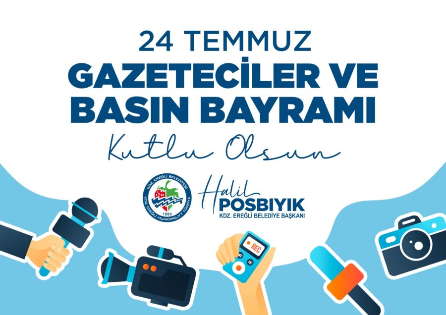 Başkan Posbıyık 24 Temmuz Gazeteciler ve Basın Bayramı kutlama ilanı