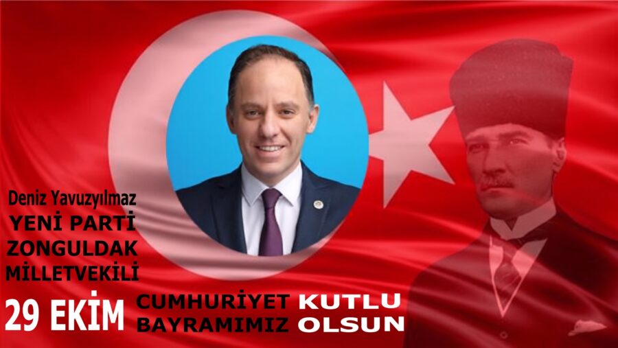 Deniz Yavuzyılmaz, 29 Ekim Cumhuriyet Bayramı kutlama ilanı